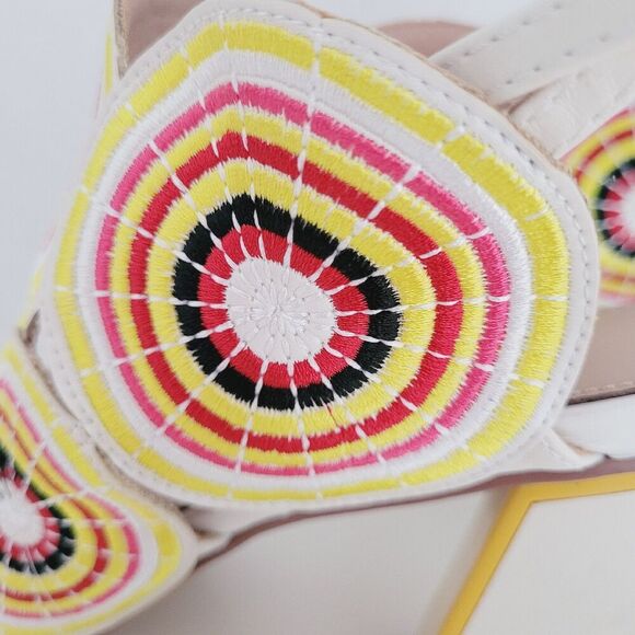 Exe' Women's Lucia-833 ICE Multicolor Sandals Block Heels Embroidered Leather 38 - Picture 14 of 16